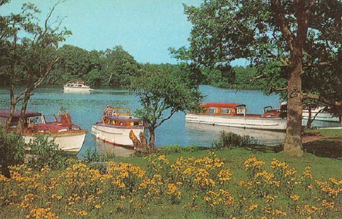 1960's postcard of Salhouse Broad